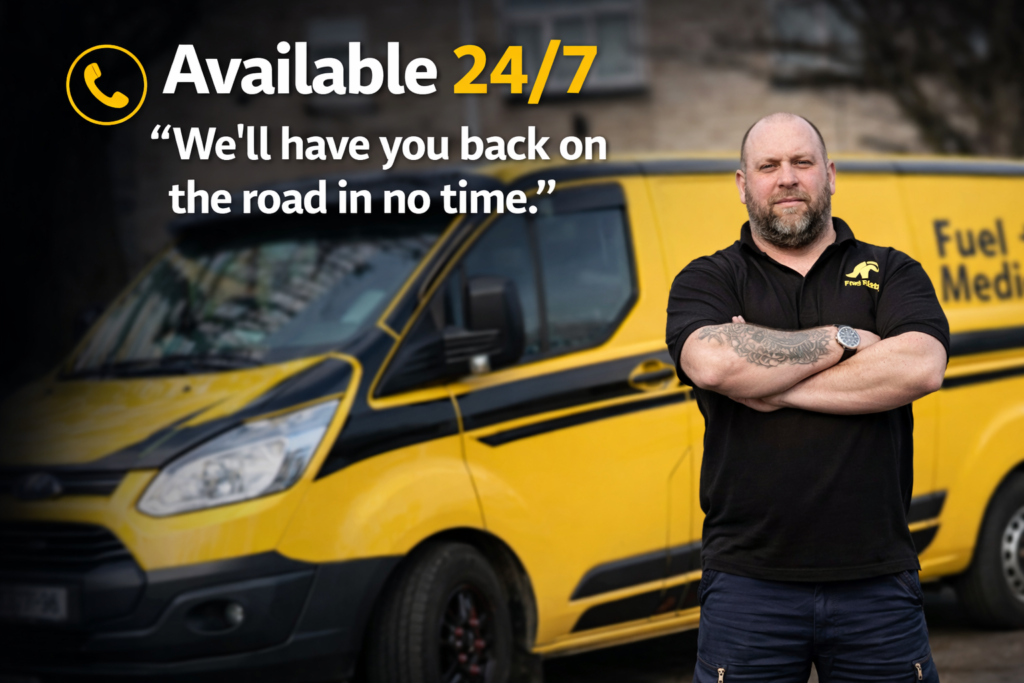 Wrong fuel recovery Specialist in Bedford – Available 24/7